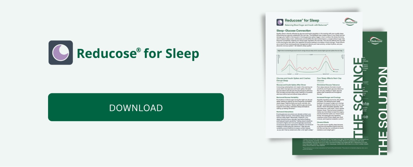 Reducose® for sleep - One-pager